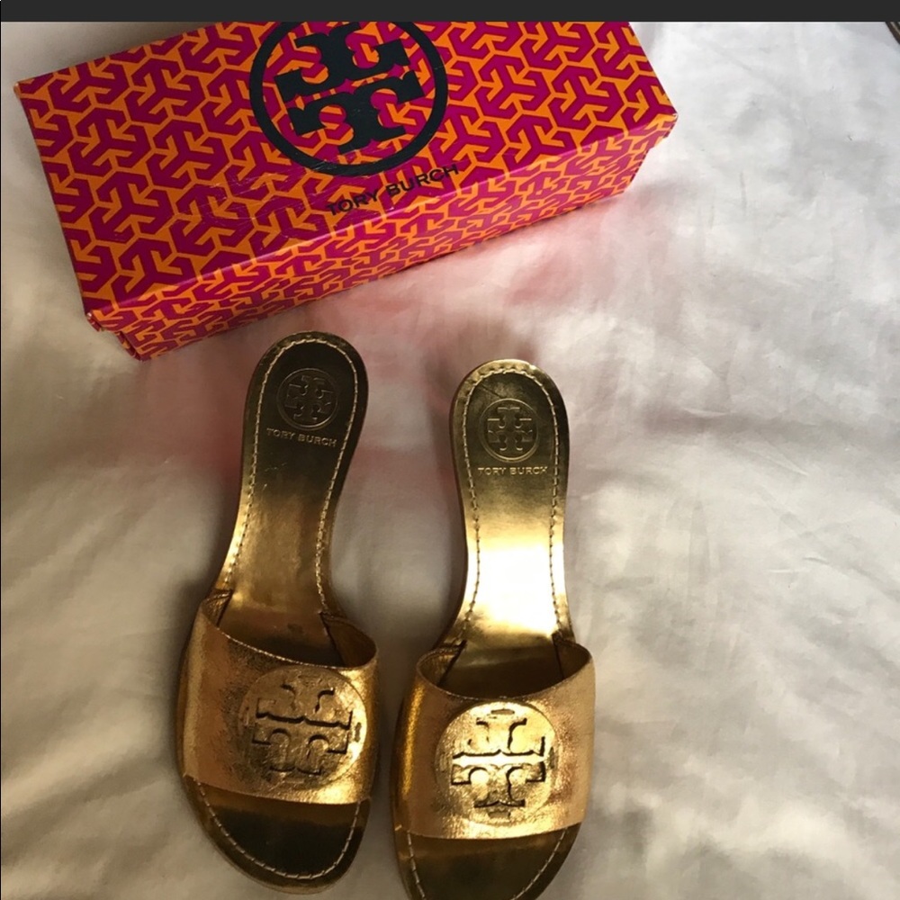 Sale!!💥Tory Burch golden heels